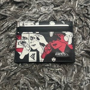Prada Comic/Anime print Cardholder